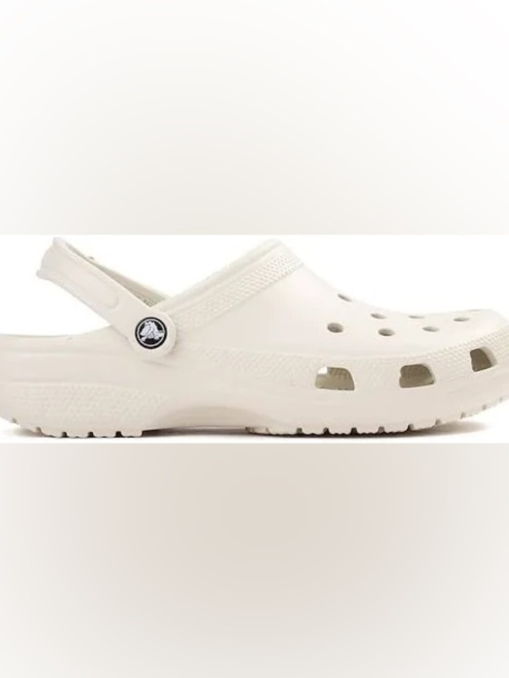 Off White Classic Clog Crocs Size